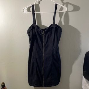 Forever21 black jean dress